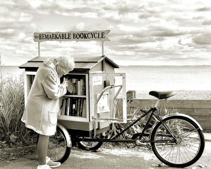 Compo Beach photo, westport ct photo, remarkable bookcycle photo
