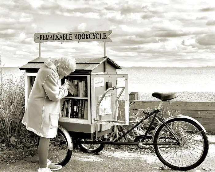 Compo Beach photo, westport ct photo, remarkable bookcycle photo
